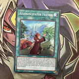 ROTD-EN061 Adamancipator Friends Secret Rare 1st Edition NM Yugioh Card