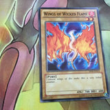 AP04-EN014 YUGIOH WINGS OF WICKED FLAME COMMON NEAR MINT SHORT PRINT NM
