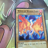 AP04-EN014 YUGIOH WINGS OF WICKED FLAME COMMON NEAR MINT SHORT PRINT NM