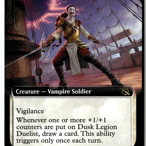MTG Dusk Legion Duelist (Extended Art) March of the Machine LP