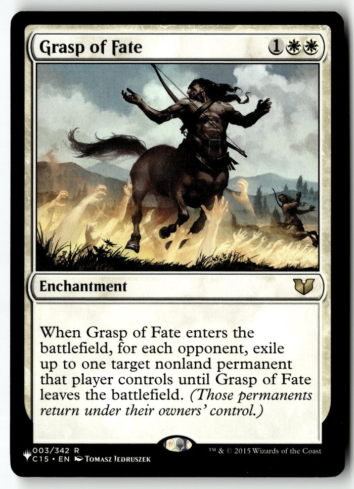 MTG Grasp of Fate The List Reprints LP Magic The Gathering