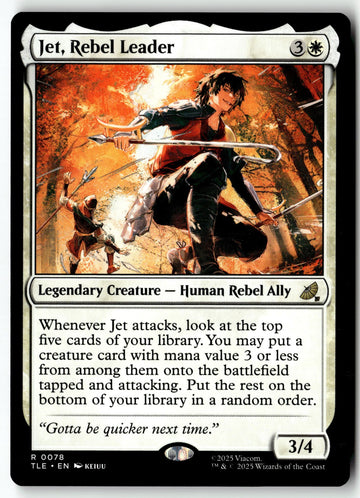 MTG Jet, Rebel Leader Avatar: The Last Airbender: Eternal-Legal LP
