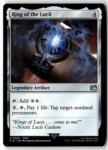 MTG Ring of the Lucii FINAL FANTASY LP Magic The Gathering