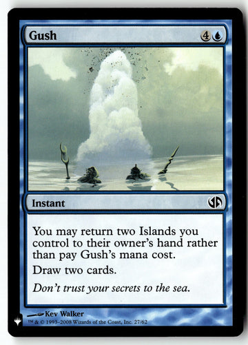 MTG Gush The List Reprints LP Magic The Gathering