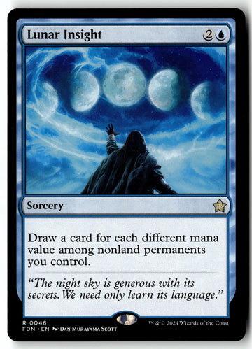 MTG Lunar Insight Foundations LP Magic The Gathering