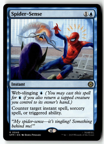 MTG Spider-Sense Marvel's Spider-Man LP Magic The Gathering