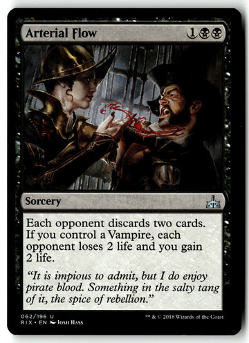 MTG Arterial Flow Rivals of Ixalan LP Magic The Gathering