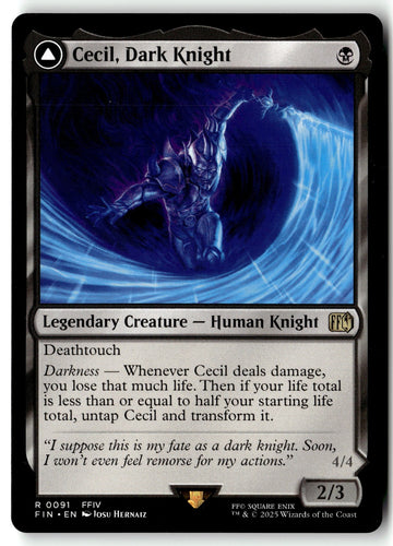 MTG Cecil, Dark Knight FINAL FANTASY LP Magic The Gathering