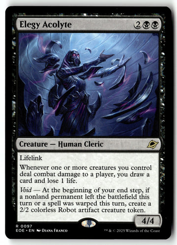 MTG Elegy Acolyte Edge of Eternities LP Magic The Gathering