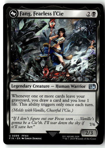 MTG Fang, Fearless l'Cie FINAL FANTASY LP Magic The Gathering