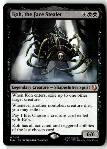 MTG Koh, the Face Stealer Avatar: The Last Airbender LP Magic The Gathering