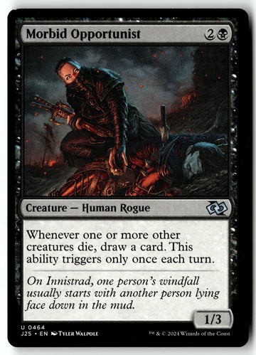 MTG Morbid Opportunist Foundations Jumpstart LP Magic The Gathering
