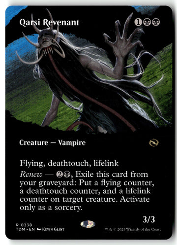 MTG Qarsi Revenant (Borderless) Tarkir: Dragonstorm LP Magic The Gathering