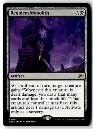 MTG Requiem Monolith Edge of Eternities LP Magic The Gathering