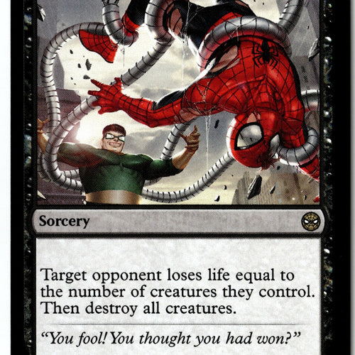 MTG Villainous Wrath Marvel's Spider-Man LP Magic The Gathering