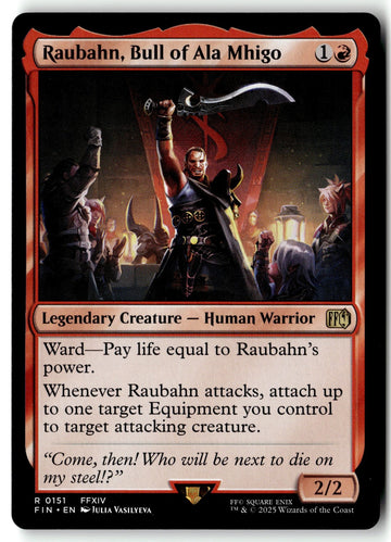 MTG Raubahn, Bull of Ala Mhigo FINAL FANTASY LP Magic The Gathering