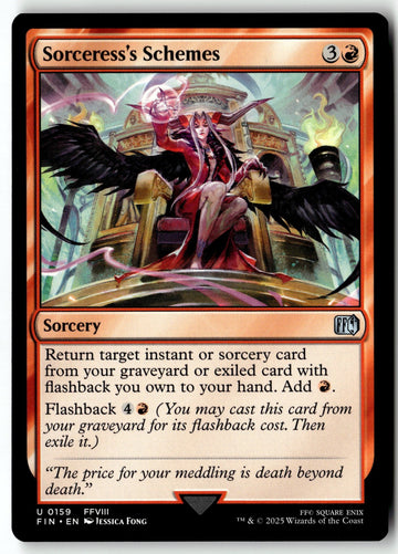 MTG Sorceress's Schemes FINAL FANTASY LP Magic The Gathering