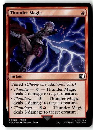 MTG Thunder Magic FINAL FANTASY LP Magic The Gathering