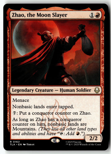 MTG Zhao, the Moon Slayer Avatar: The Last Airbender LP Magic The Gathering