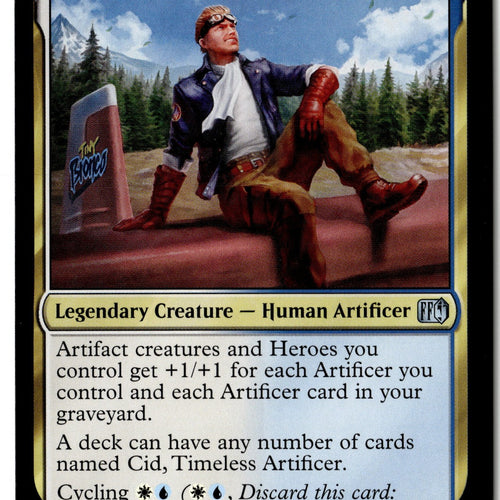MTG Cid, Timeless Artificer (0412) FINAL FANTASY LP Magic The Gathering