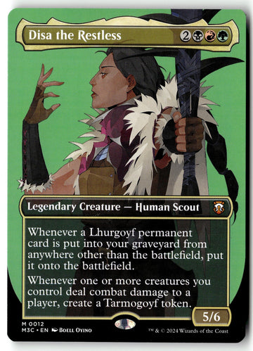 MTG Disa the Restless (Borderless) Commander: Modern Horizons 3 LP