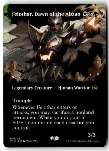 MTG Felothar, Dawn of the Abzan (Borderless) Tarkir: Dragonstorm LP