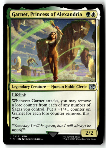 MTG Garnet, Princess of Alexandria FINAL FANTASY LP Magic The Gathering