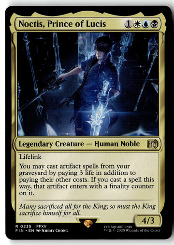 MTG Noctis, Prince of Lucis FINAL FANTASY LP Magic The Gathering