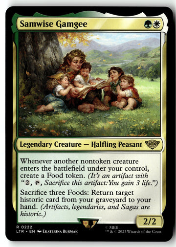 MTG Samwise Gamgee Universes Beyond: The Lord of the Rings LP