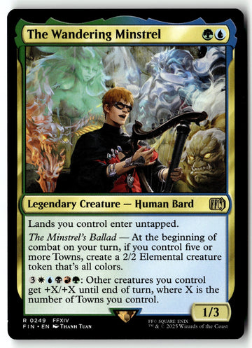 MTG The Wandering Minstrel FINAL FANTASY LP Magic The Gathering