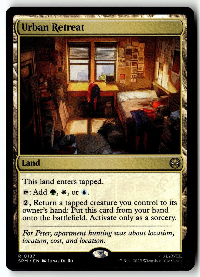 MTG Urban Retreat Marvel's Spider-Man LP Magic The Gathering