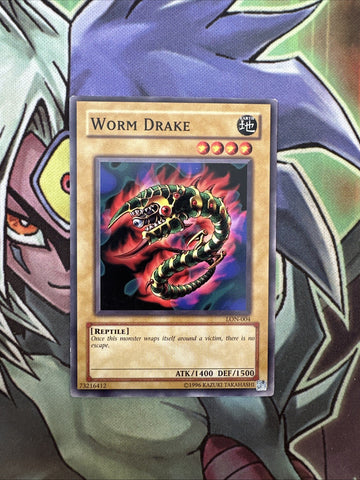 LON-004 Worm Drake Common Unlimited Edition NM Yugioh Card