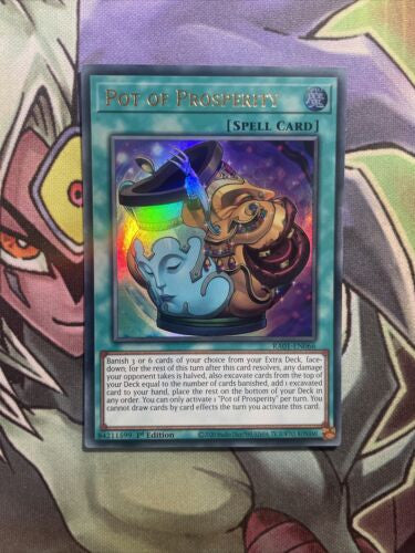 RA01-EN066 Pot Of Prosperity Ultra Rare NM 1st Edition Yugioh Card