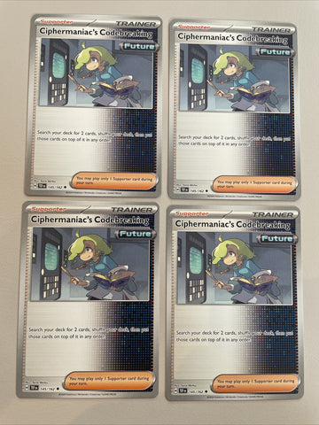Pokemon Ciphermaniac’s Codebreaking - 145/162 - Temporal Forces - Playset