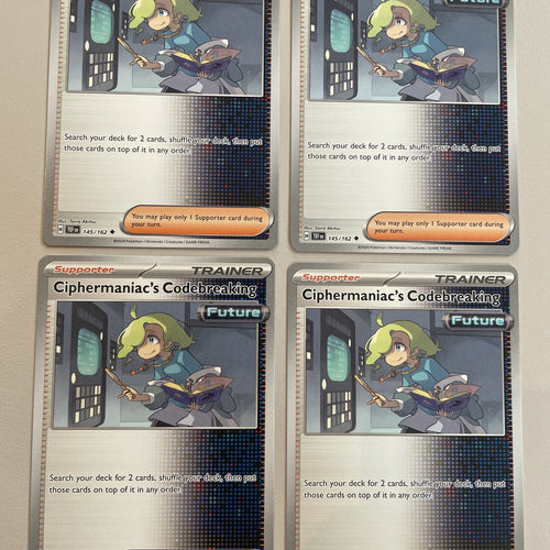 Pokemon Ciphermaniac’s Codebreaking - 145/162 - Temporal Forces - Playset