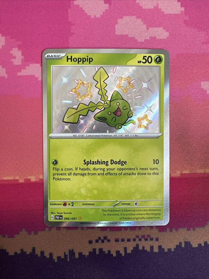 hoppip pokemon card 096/091 Shiny Paldean Fates Near Mint – Twin Traders Edge:Plain mega lucario ex league battle deck Search your deck for Team Up (TCG) -