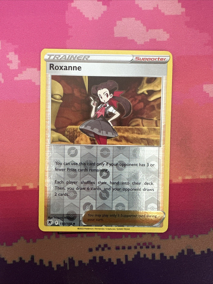 Pokemon Card Roxanne Astral Radiance Reverse Holo 150/189 Near Mint
