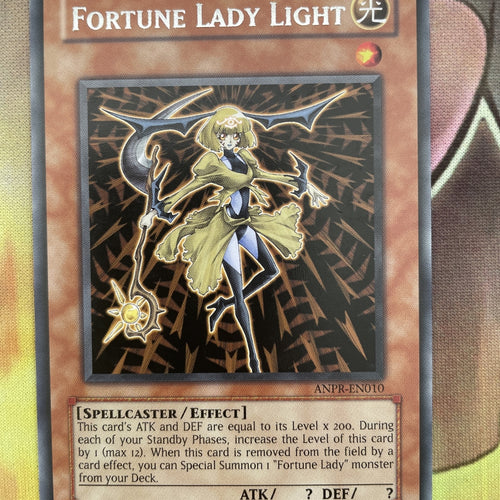 ANPR-EN010 Yugioh Card - Silver Rare - Fortune Lady Light MIXED EDS