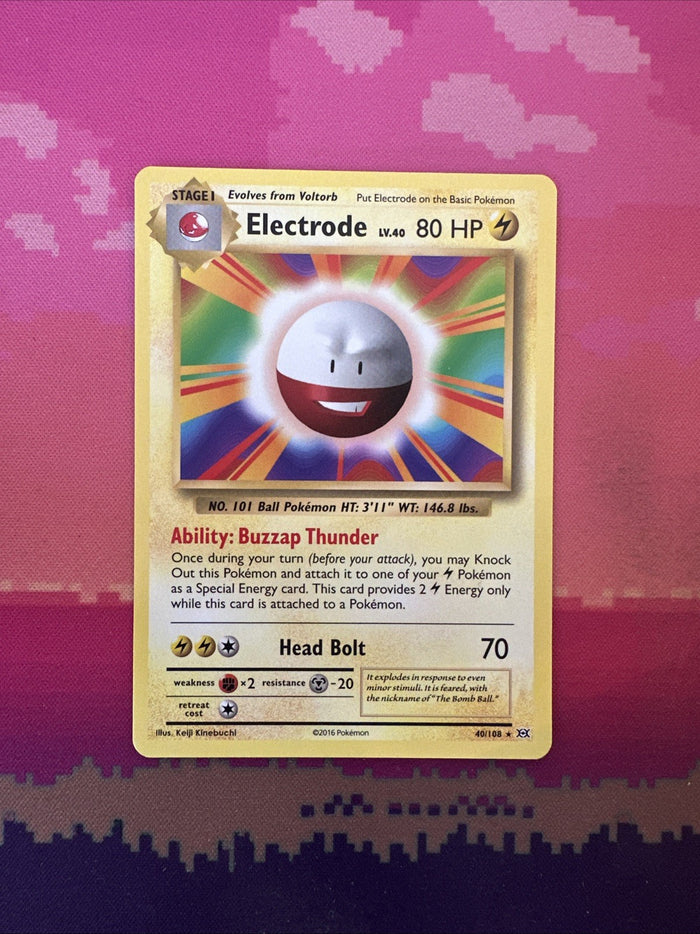 Pokemon Card Electrode Evolutions Rare 40/108 NM
