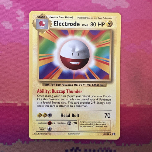 Pokemon Card Electrode Evolutions Rare 40/108 NM