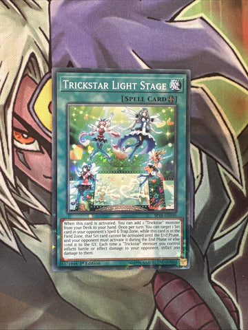 SP18-EN040 Trickstar Light Stage Starfoil Rare 1st Edition NM Yugioh Card