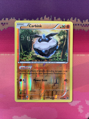 Pokemon Card Carbink Fates Collide Reverse Holo 50/124 Near Mint