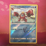 Pokemon Card Crawdaunt Crimson Invasion Reverse Holo Rare 25/111 NM