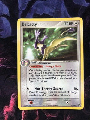 Pokemon Card Delcatty EX Power Keepers Holo Rare 8/108 Excellent