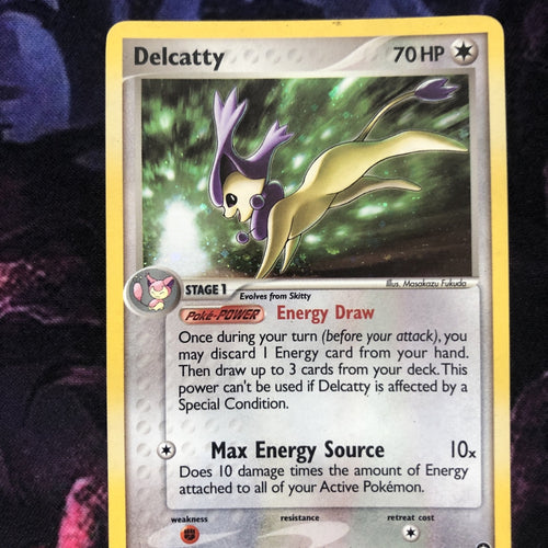 Pokemon Card Delcatty EX Power Keepers Holo Rare 8/108 Excellent
