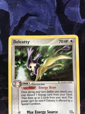 Pokemon Card Delcatty EX Power Keepers Holo Rare 8/108 Excellent (back)