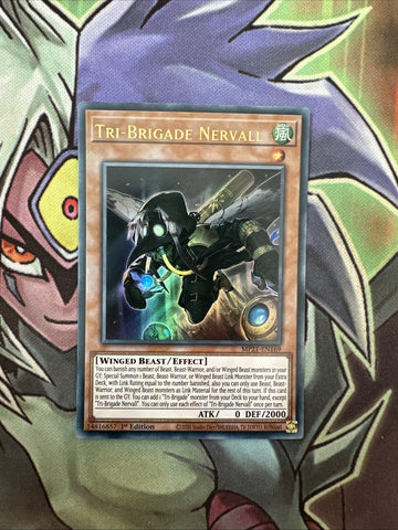 MP21-EN169 Tri-Brigade Nervall Ultra Rare 1st Edition NM Yugioh Card