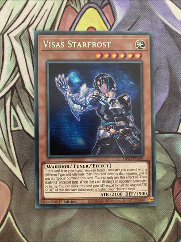 MP23-EN064 Visas Starfrost Secret Rare 1st Edition NM Yugioh Card