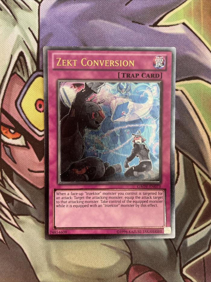 GAOV-EN073 Zekt Conversion Ultimate Rare Unlimited Edition NM Yugioh Card