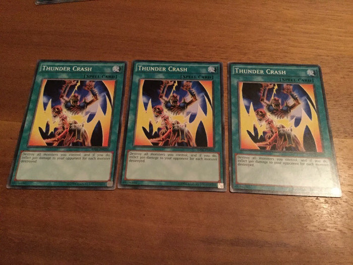 AP06-EN024 3x THUNDER CRASH YuGiOh EX